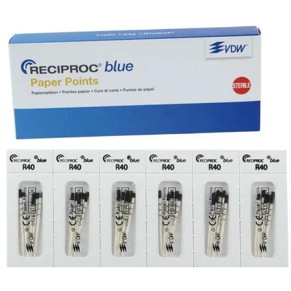 RECIPROC® blue paper points - R50