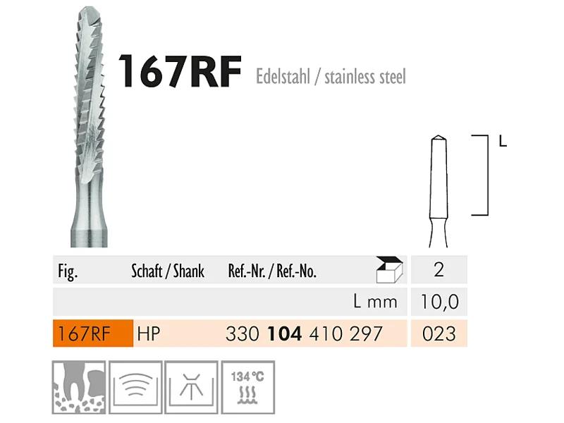 167 RF HP 023 instrument en acier inoxydable chirurgical