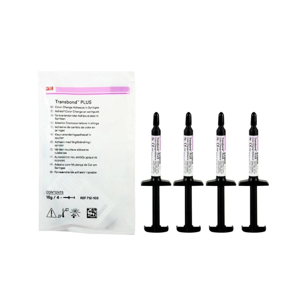 TRANSBOND PLUS COLOR CHANGE ADHESIVE - LE REASSORT DE 4 SERINGUES DE 4 G