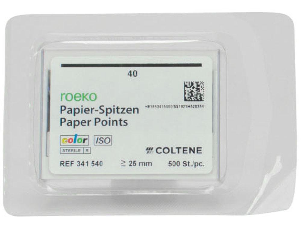 Pointes de papier color ISO 40 500pc