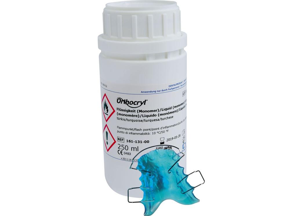Orthocryl® vloeistof (monomeer), turkoois, 250 ml