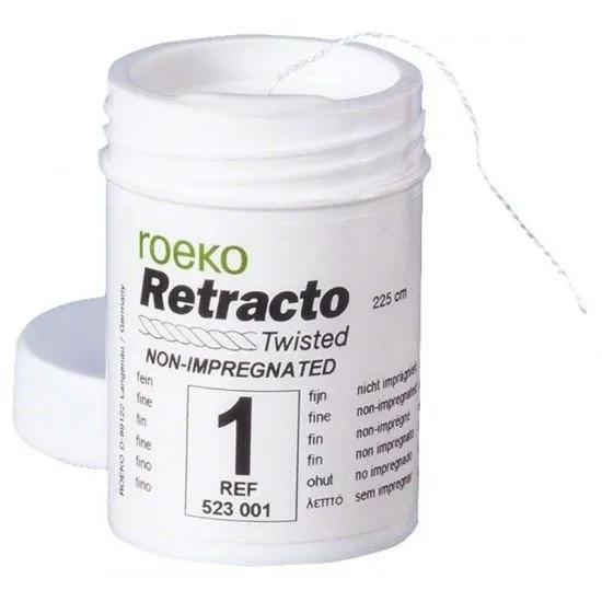 Retracto Twisted no. 0 x-fin non imprégné