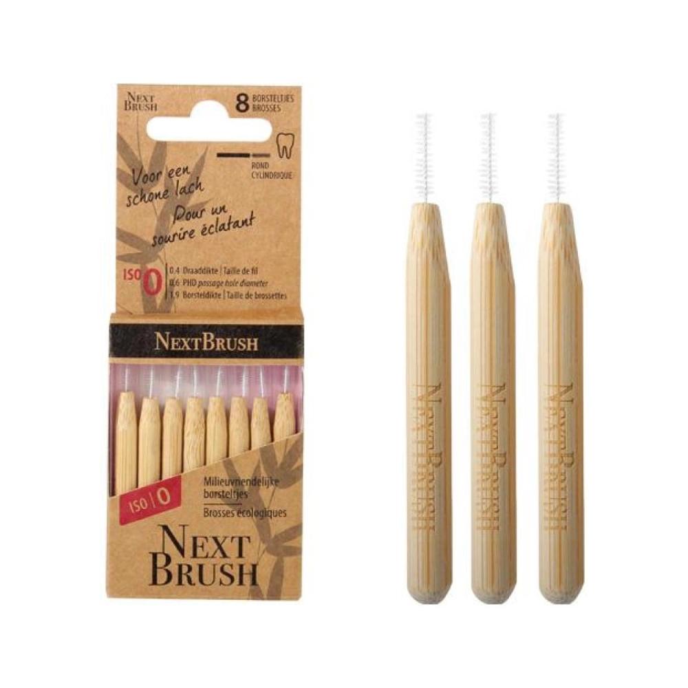 Brossettes interdentaires Bambou ISO 0 / 1,9 mm / 8 pcs