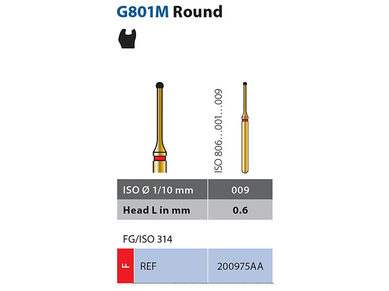 Diatech G801M Boule F FG 009 instrument diamanté