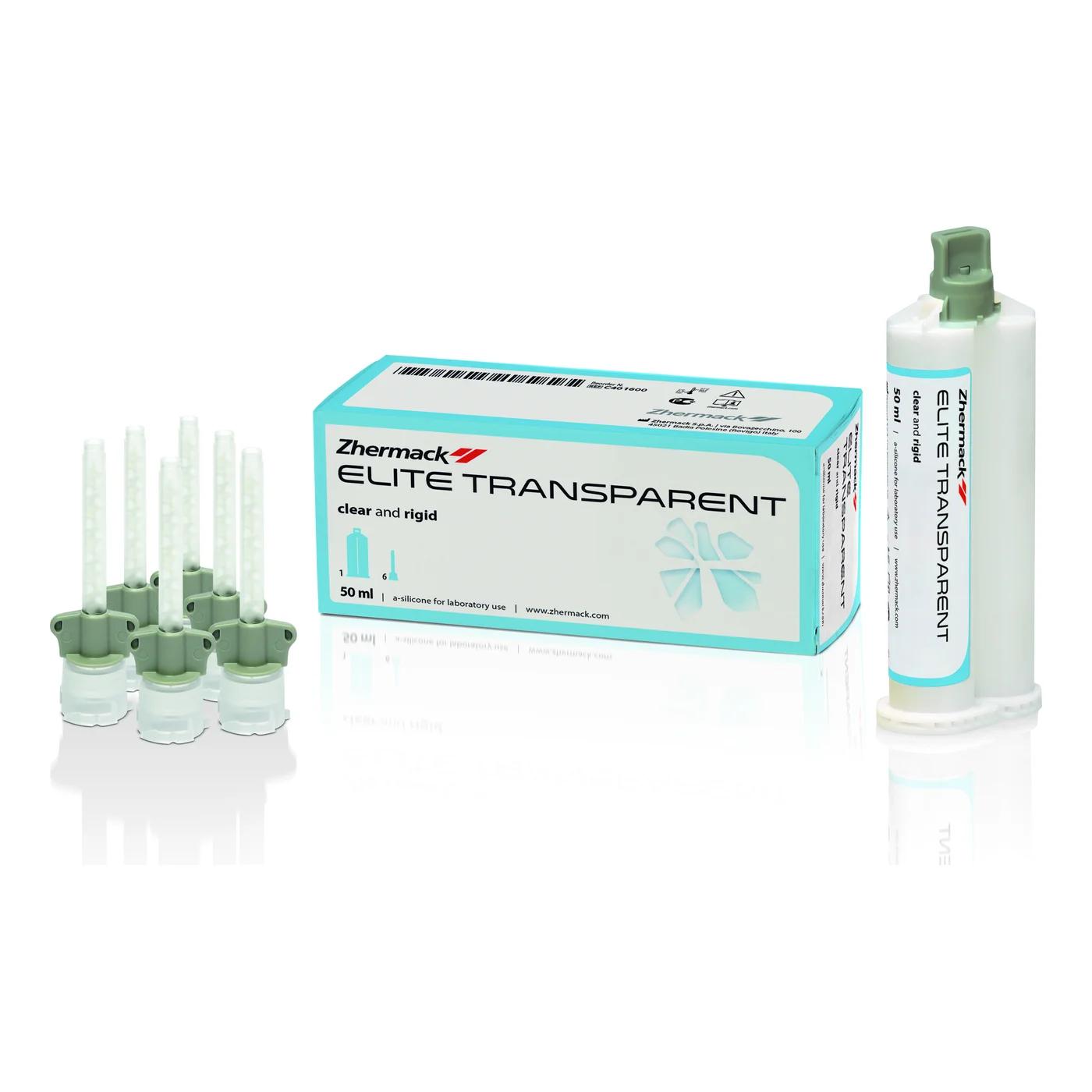 Elite Transparent - la cartouche de 50 ml + embouts