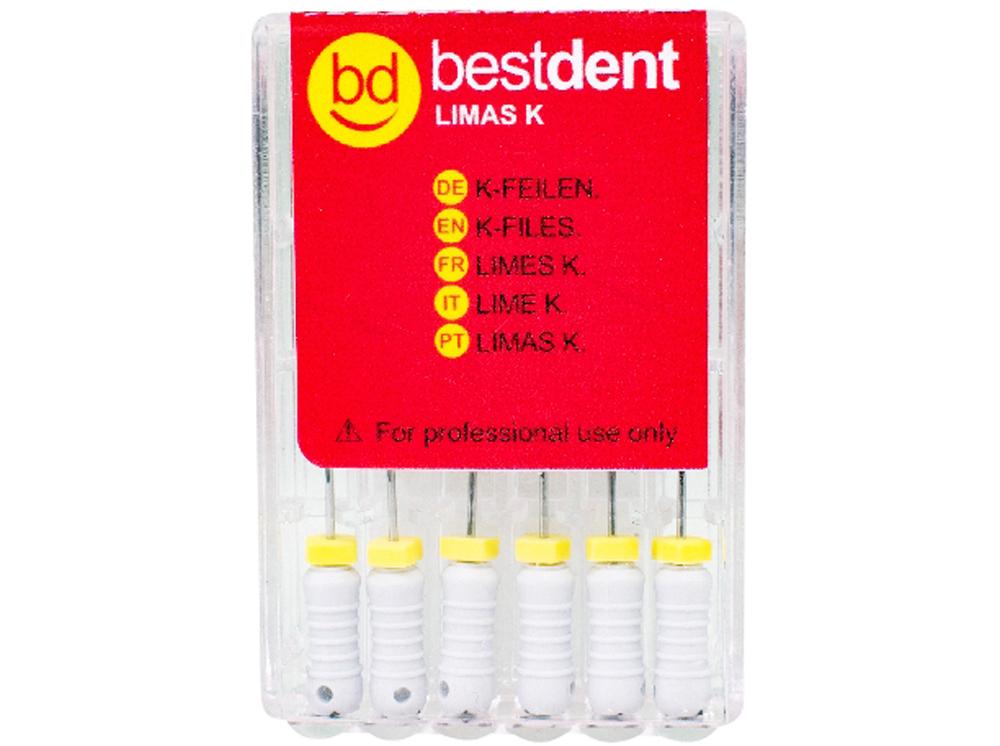 K-Files N.15 25mm Bestdent 6pcs