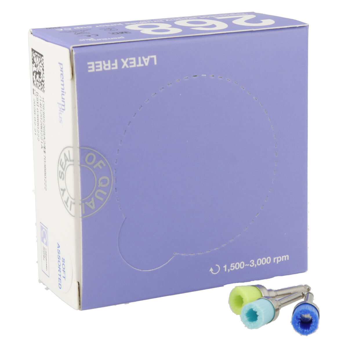 Premium Plus Brosses de polissage Soft Clear Junior Cup CA NylonAssortment