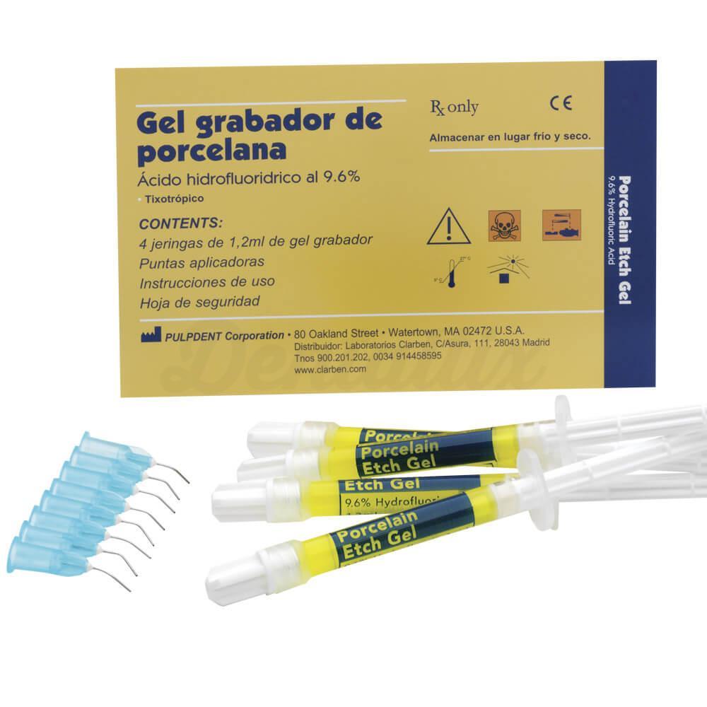 ACIDE FLUORHYDRIQUE (4x1,2ml. + 8 pointes)