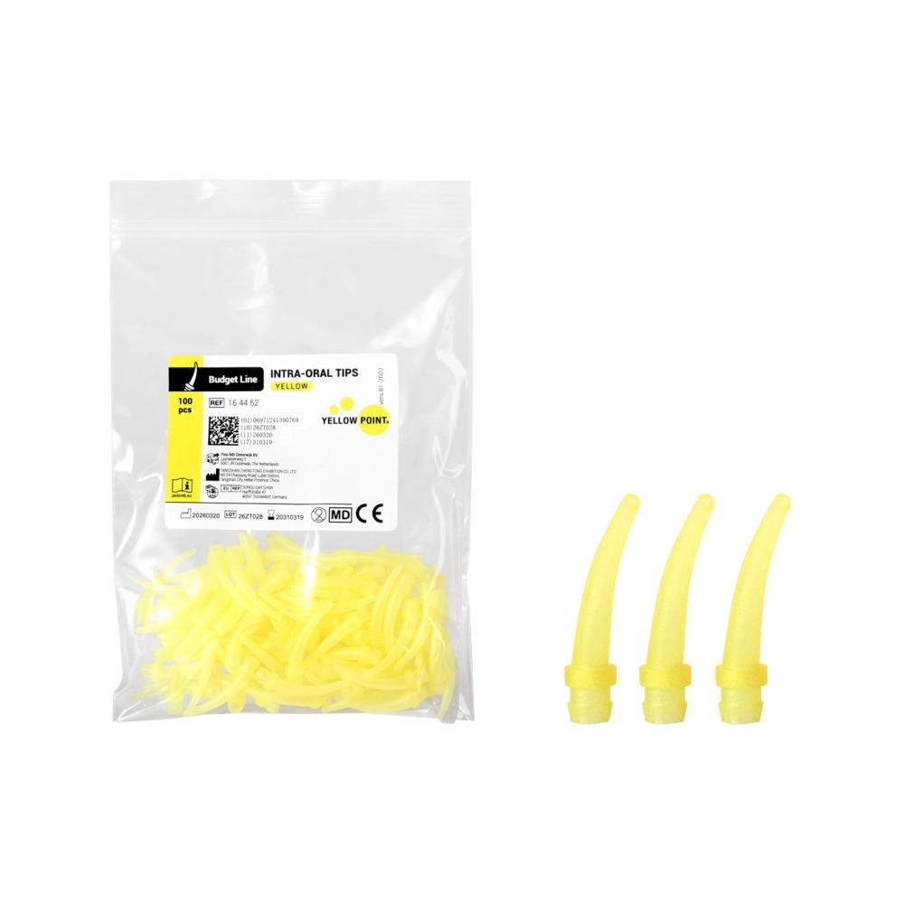 Yellow Point Budget Line Embouts intra-oraux jaune 100 pcs