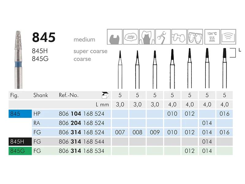 845 instrument diamanté