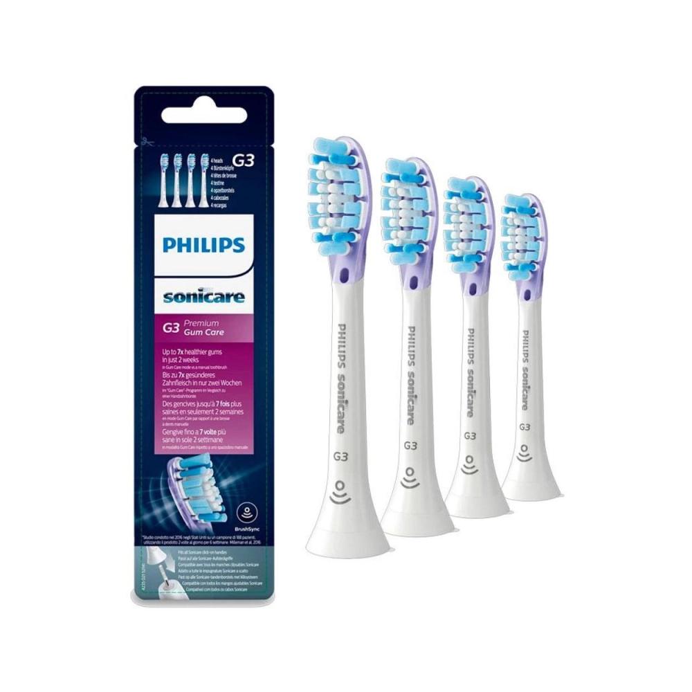 Philips Sonicare G3 Premium Gum Care brossettes de rechange blanc 4 pcs