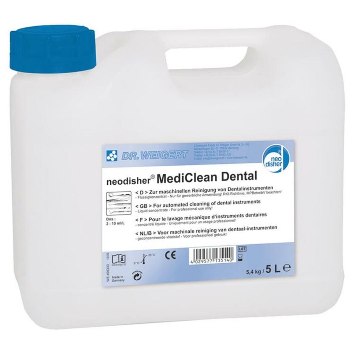 neodisher® Mediclean Dental nettoyage des instruments liquide