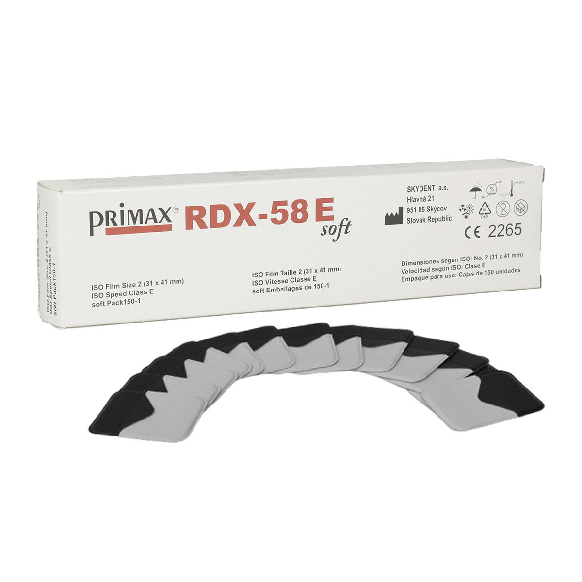 Primax RDX-58 E périapical (simple) - taille 2 (3,1x4,1cm)