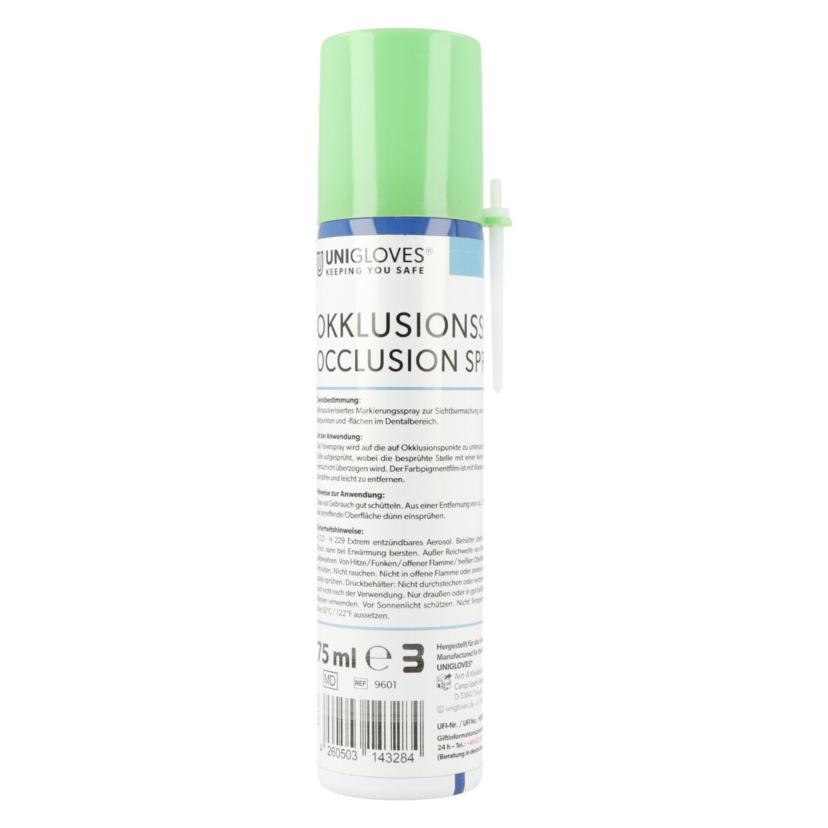 Unigloves® Spray d'occlusion - vert