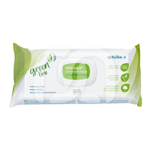Lingettes Desinfectantes Mikrozid Universal Wipes Green Line Maxi (90)