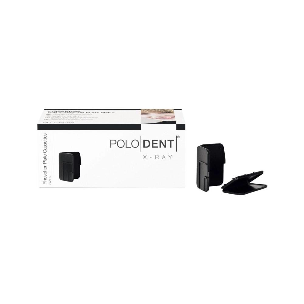 PoloDent Fosforplaat Cassette grootte 2 50 stuks
