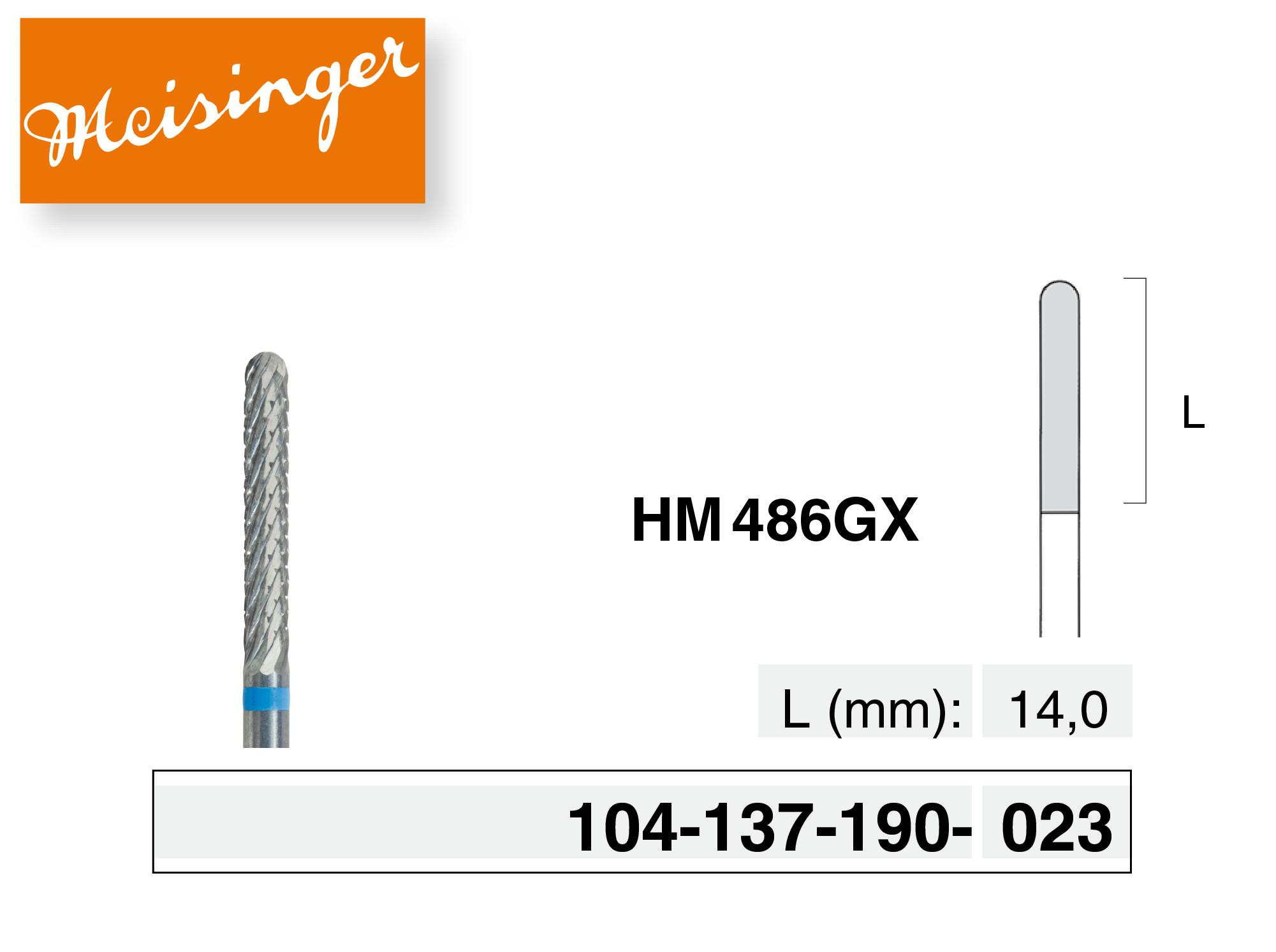 Fraise en carbure "HM 486GX"