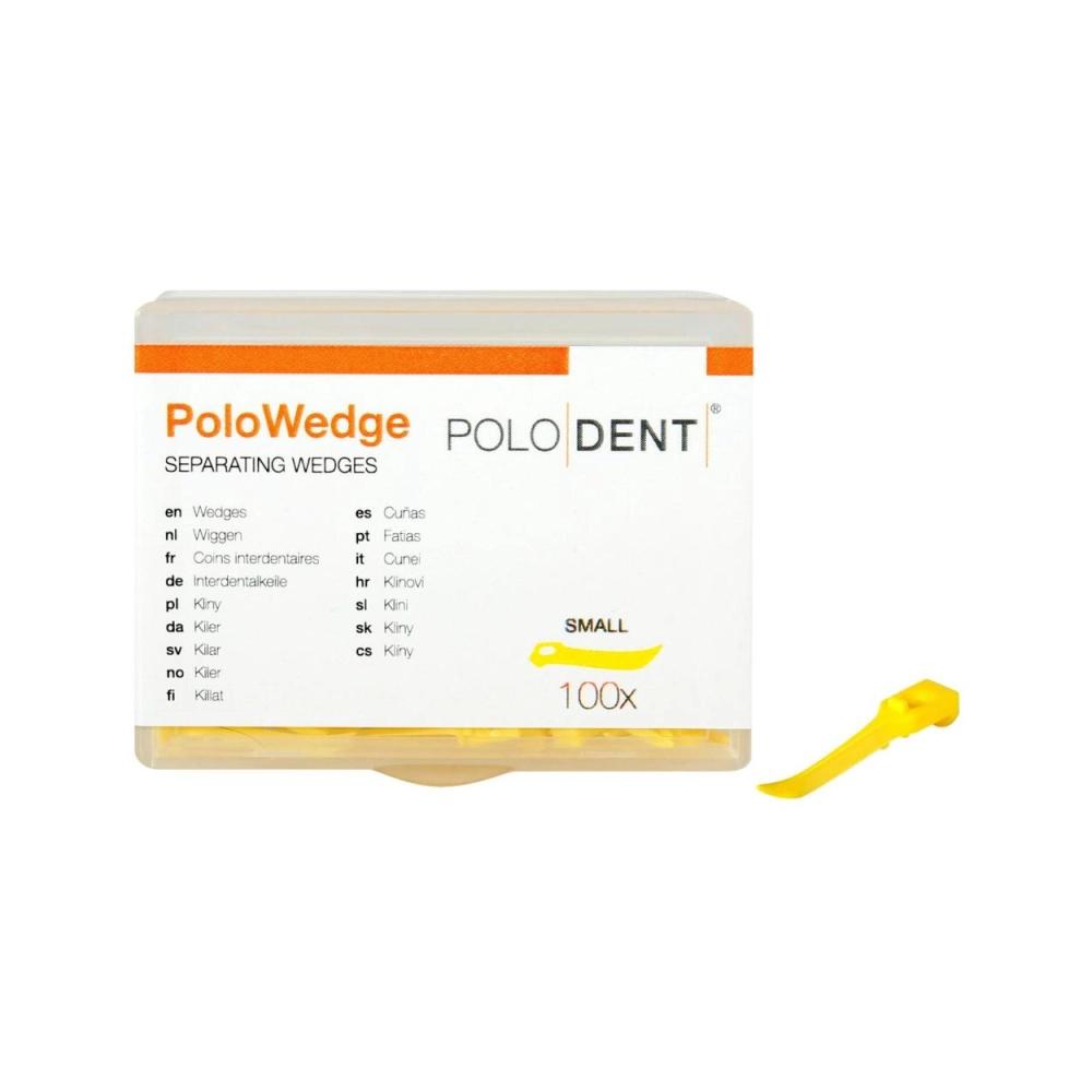 PoloDent PoloWedge small jaune 100 pcs