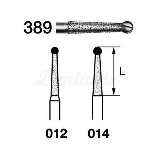 Diamantboor conisch met bolpunt 389 FG (5 st.)