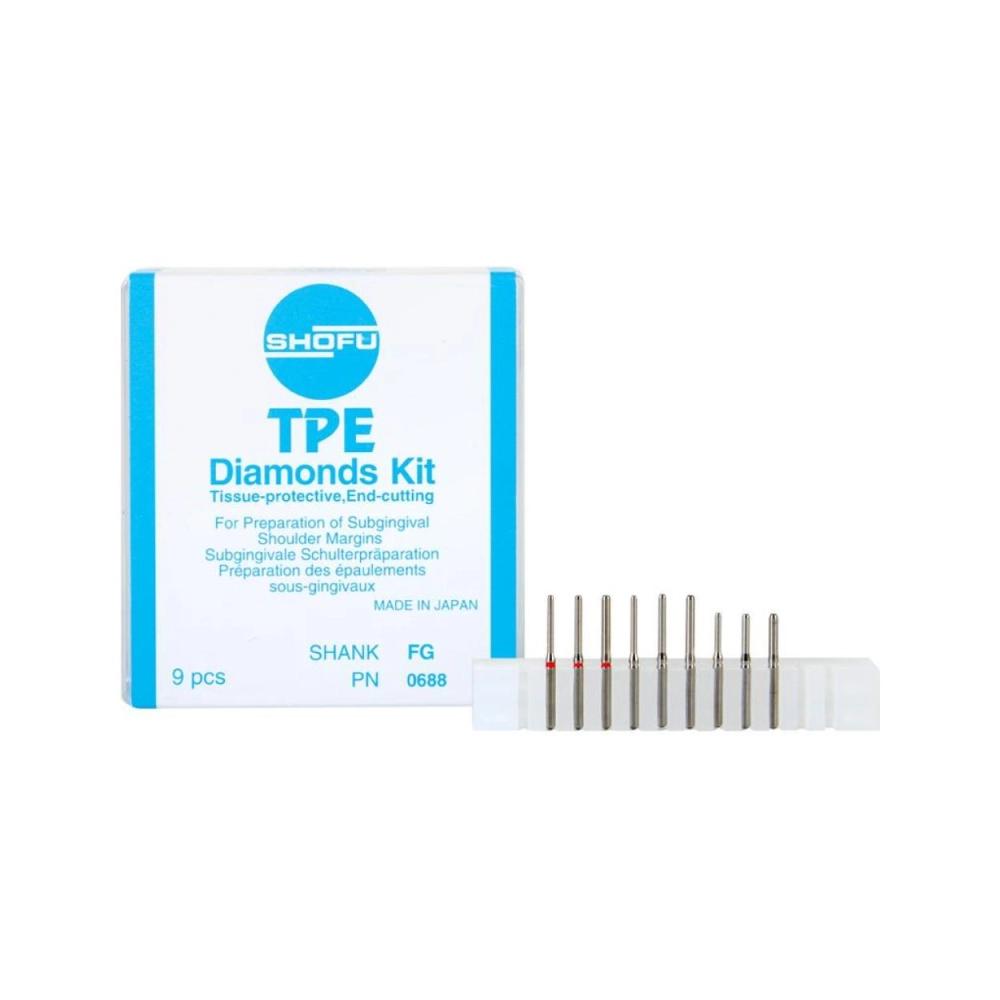 Shofu TPE frais. diamantées kit FG 0688 9 pcs