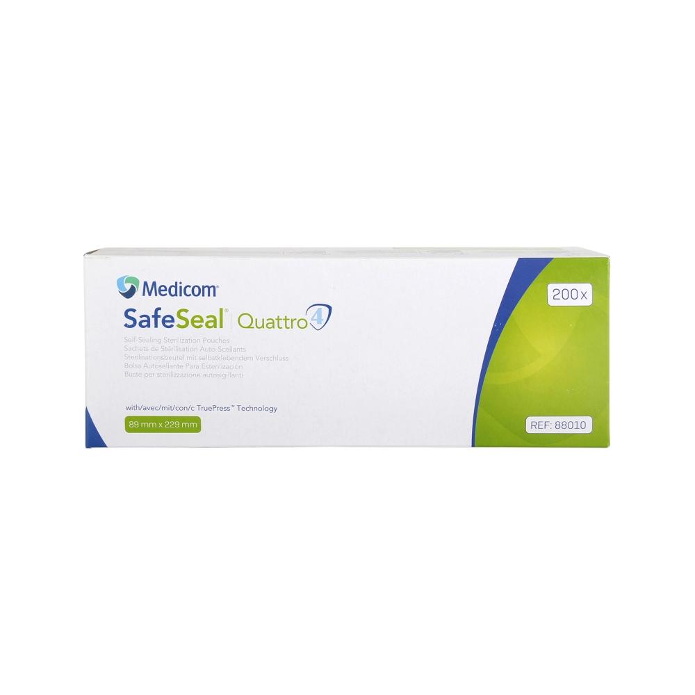 Medicom SafeSeal Quattro sachets de stérilisation 89x229 mm 200 pcs