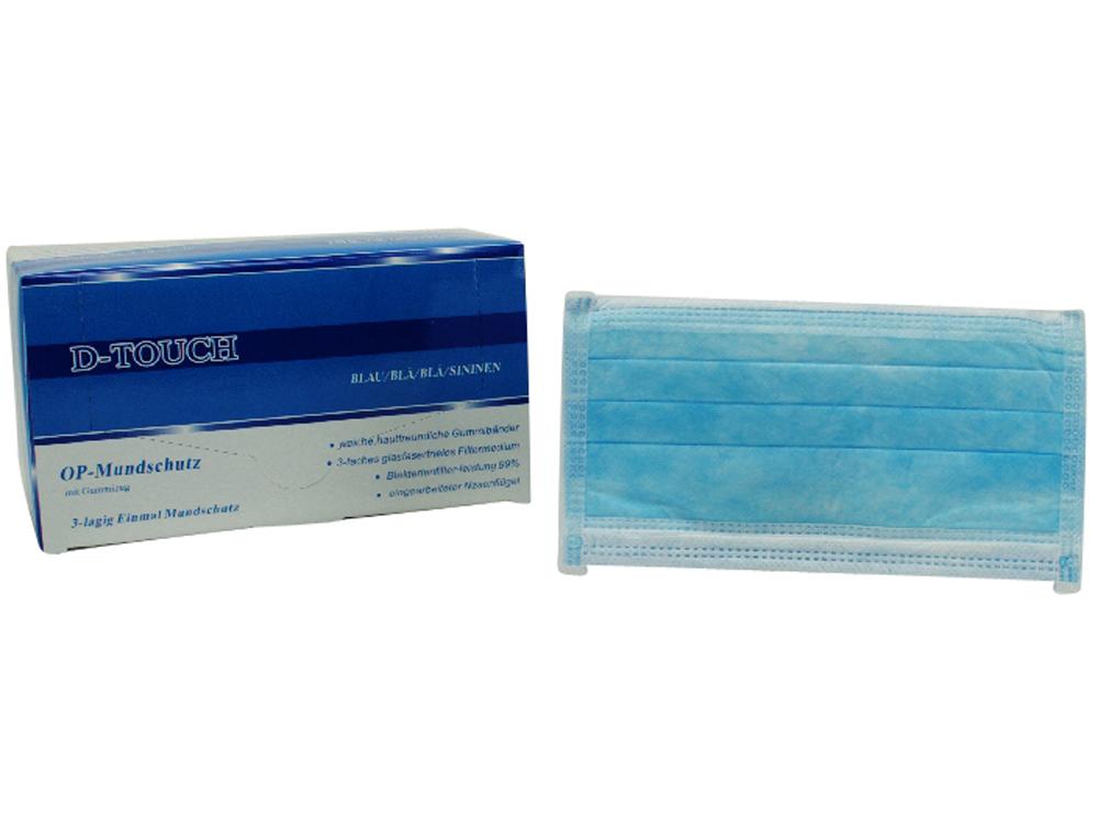 Protège-dents d-touch bleu sans latex 50pcs