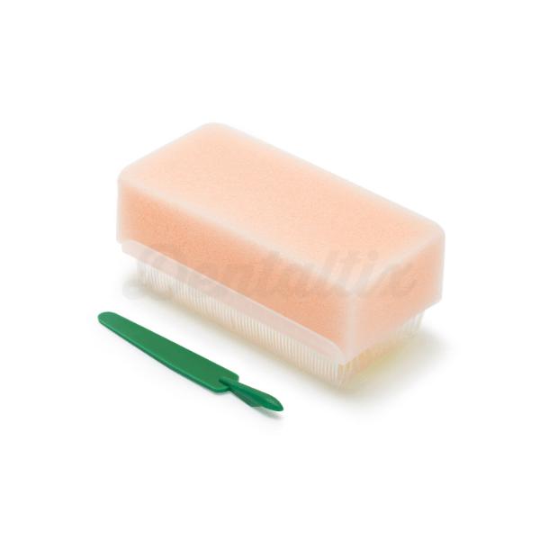Borstelspons voor handdesinfectie