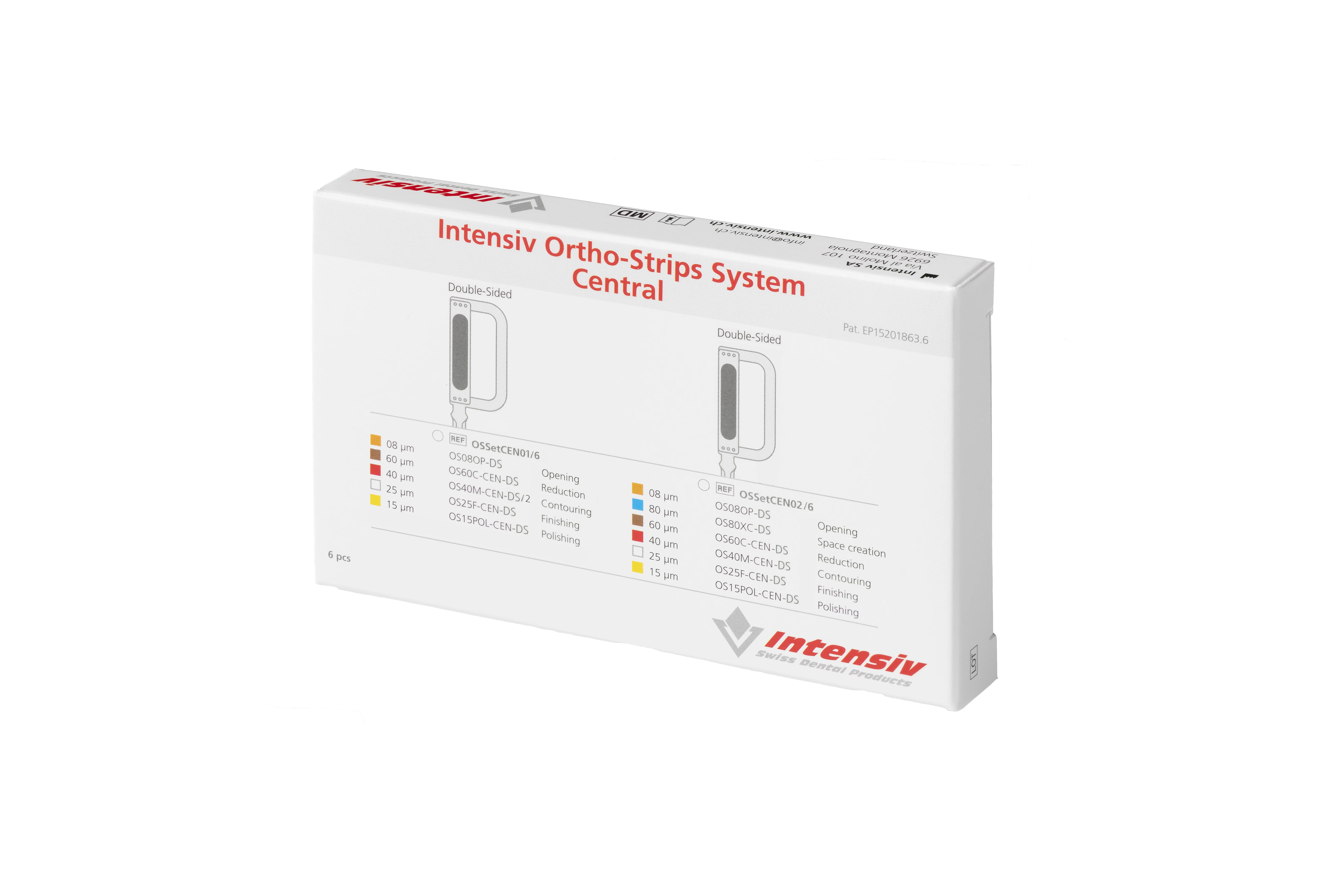 OSSETCEN02/6 Ortho-Strips set02,OP-XC-CENT DB
