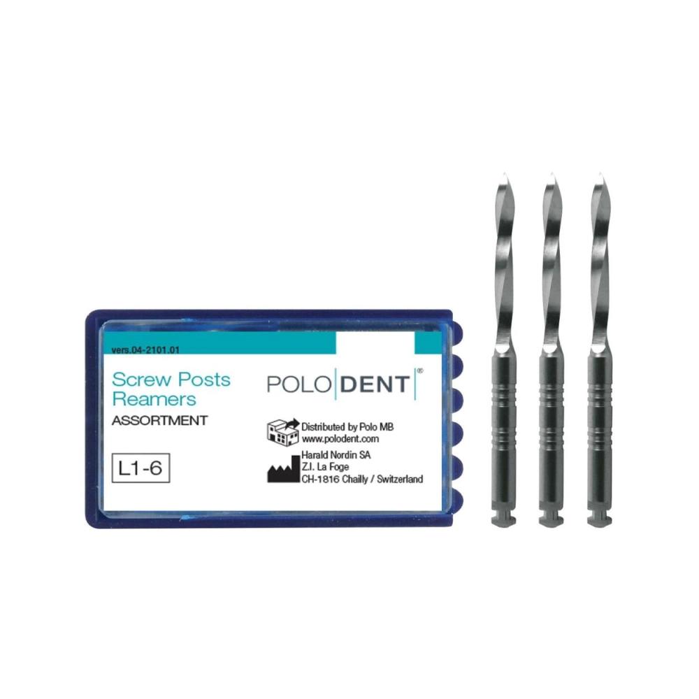 P.D. screw post forets assort. L-1-6
