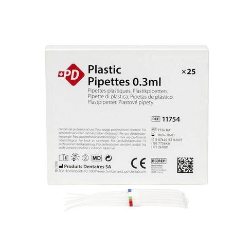 Pipettes Plastique 1ml X-Fine Assorties (25)
