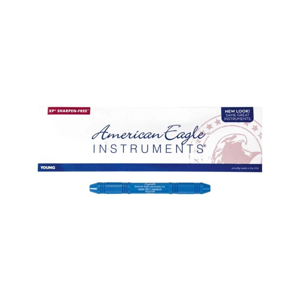 American Eagle Heft Quik-Tip (3/8) blauw per stuk