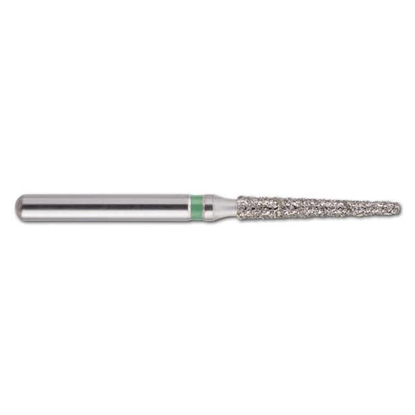 Fraises diamantées NeoDiamond FG - 199 conique ronde - ISO 014, gros (vert), 10 pcs