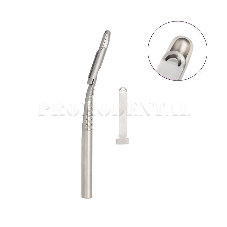 Racleur à os courbé – Bone Scraper