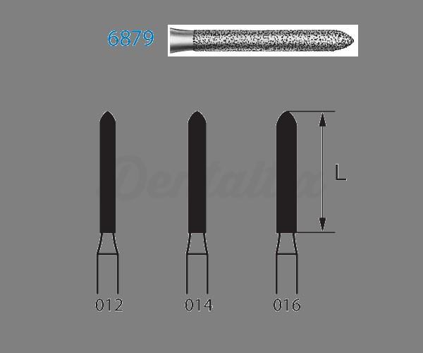 Fraise 6879 lance diamant FG (5ud)