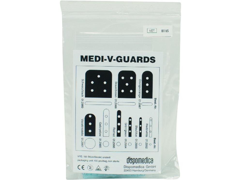 Medi-V-beschermers blauw 2,0mm 100st