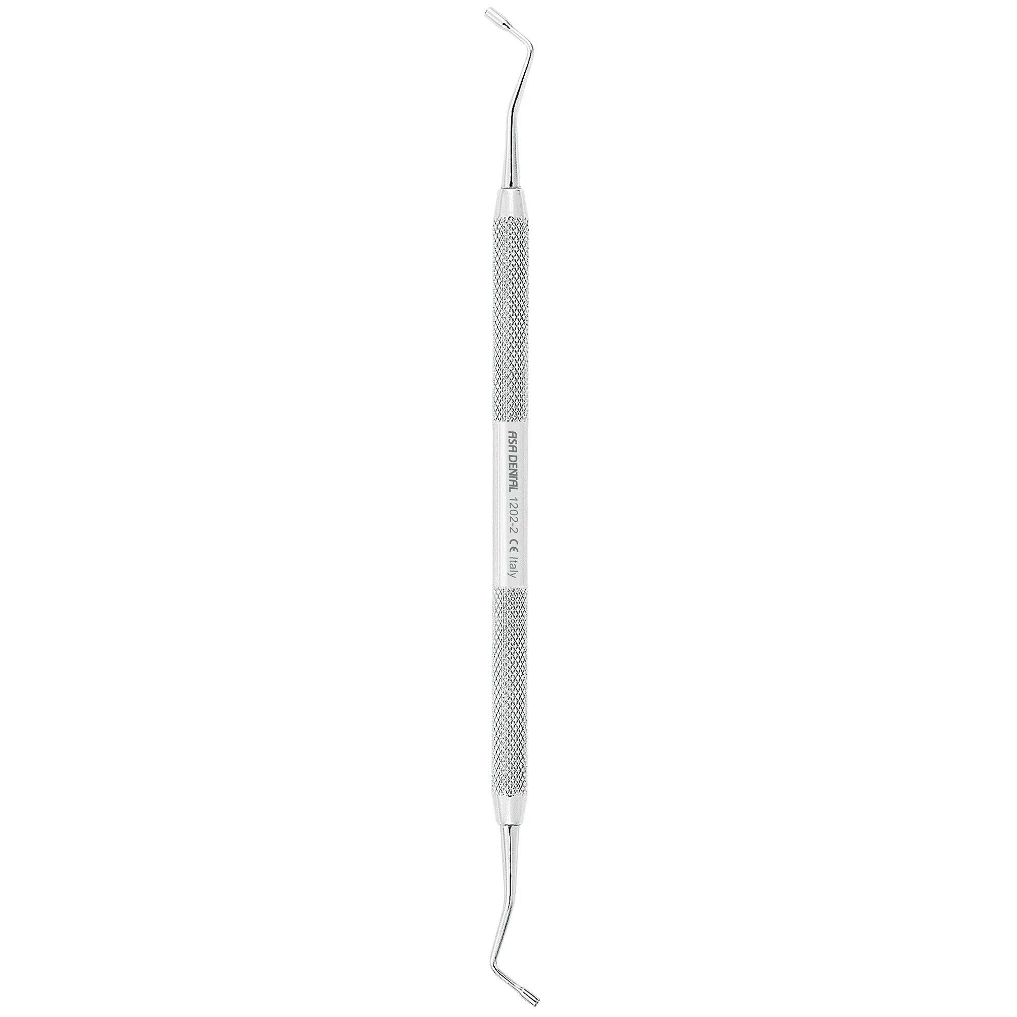 Fouloir à amalgame Asa Dental #2 strié (1,8 mm - 2 mm)