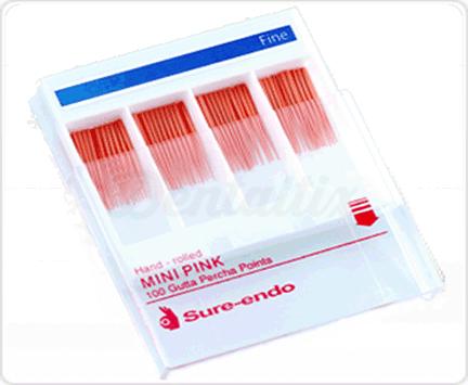 Pointes de gutta-percha non standardisées Pirate (100 pcs)