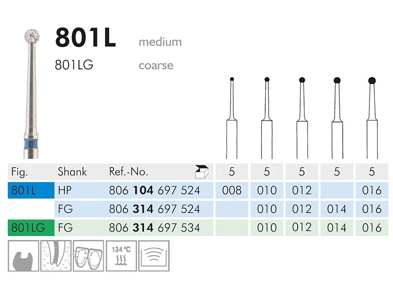 801 L instrument diamanté