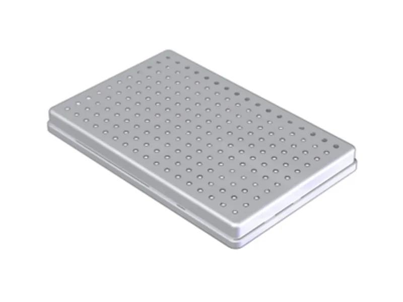 Perforés Acier inoxydable Couvercle (Format28 x18 x 2,5 cm)