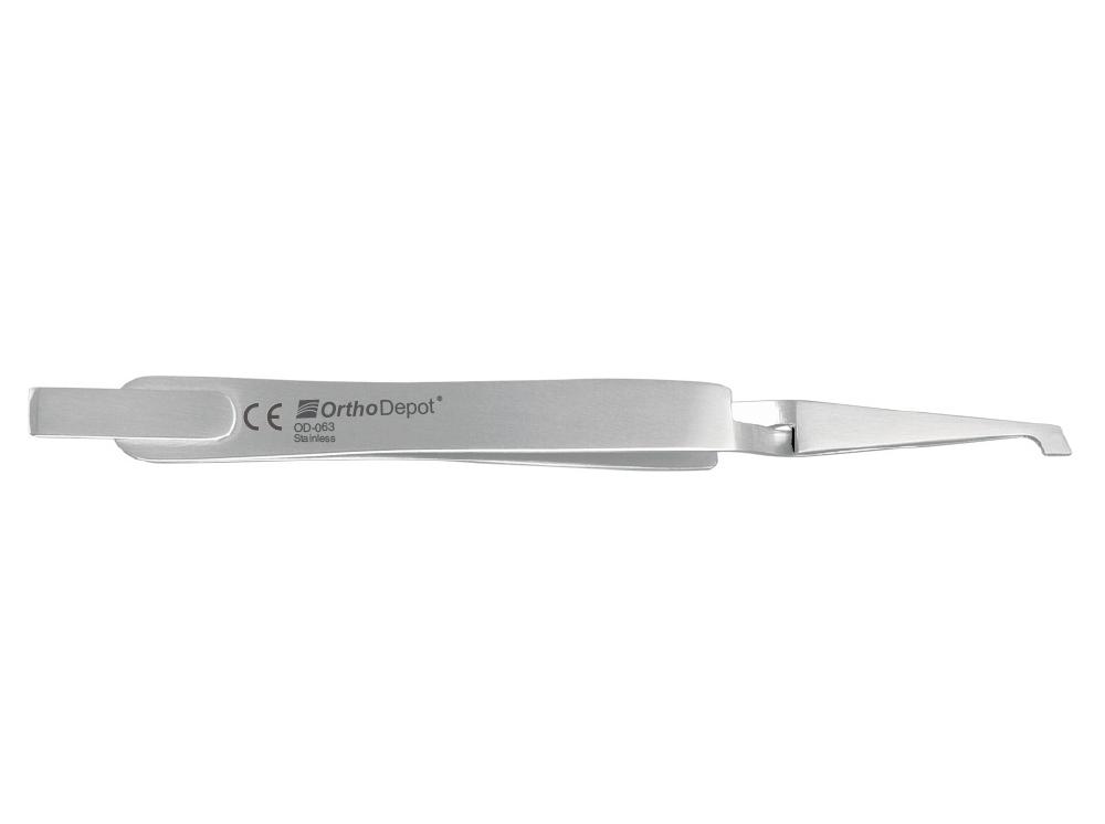 Bracket tweezers with bracket aligner