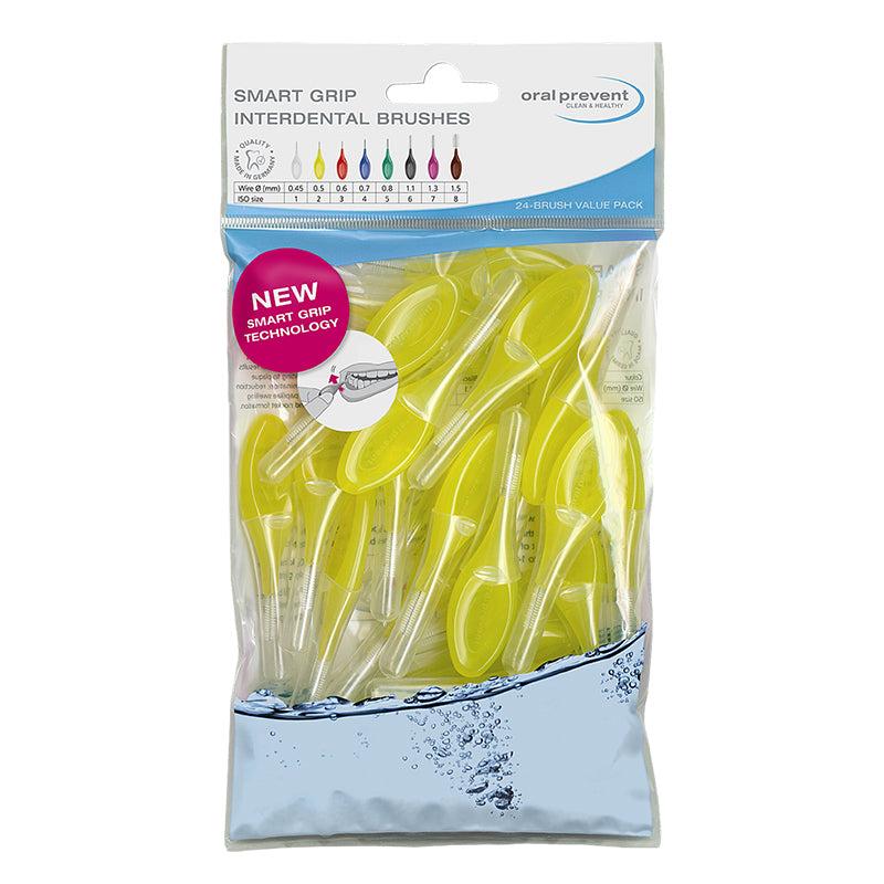 Oral Prevent Smart Grip brossettes interdentaires recharge jaune 0,5 mm (25 pcs)