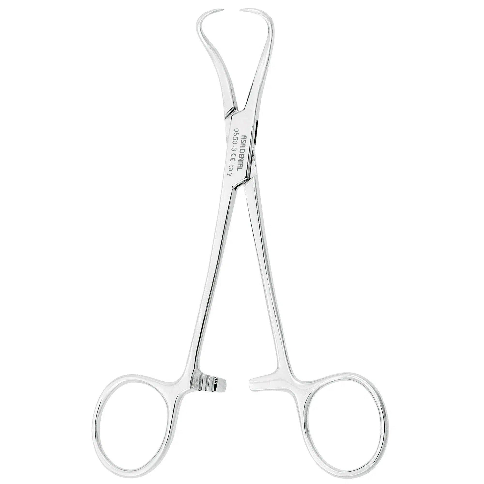 Asa Dental Doekklem / Towel clamp #3 Backhaus (13 cm)