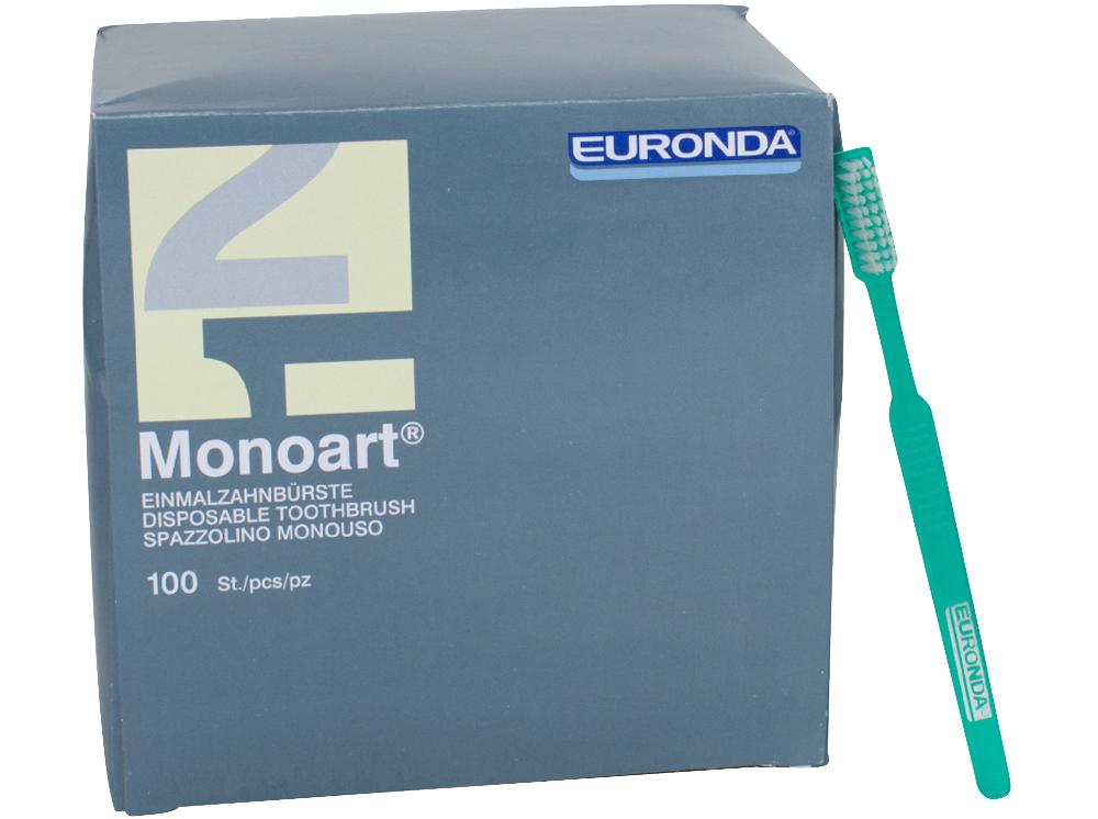 Monoart tandenborstel met pasta groen 100st.