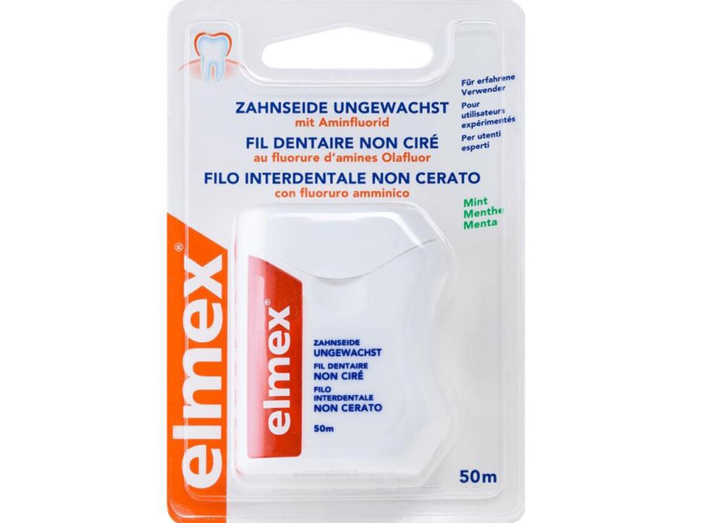 Elmex flosdraad ongevoerd 50m Rl