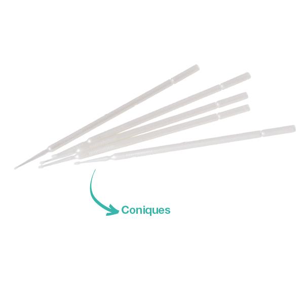 Micro Applicators Conisch fijn wit 100