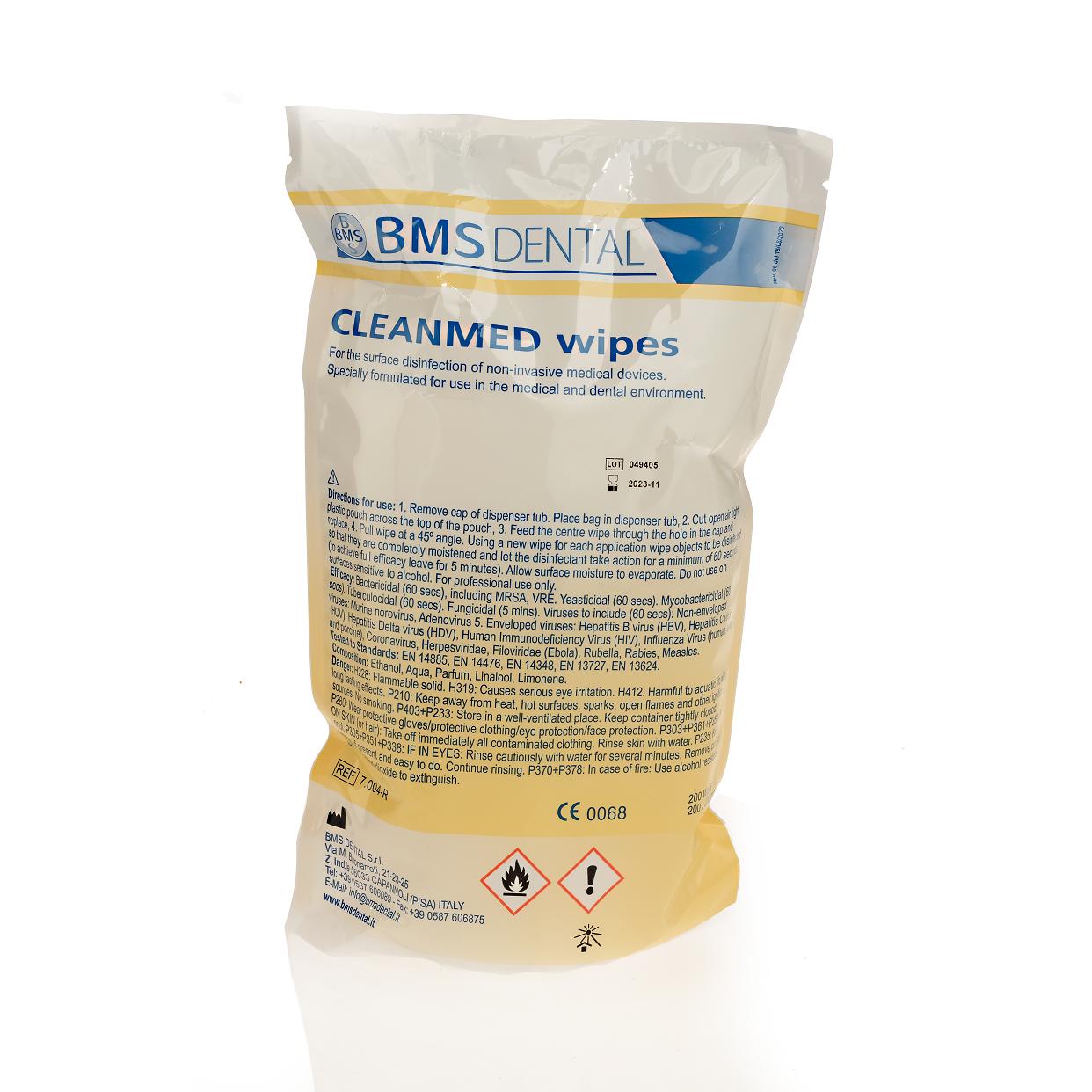 Cleanmed Wipes Refill 200 st - 20 x 20 cm