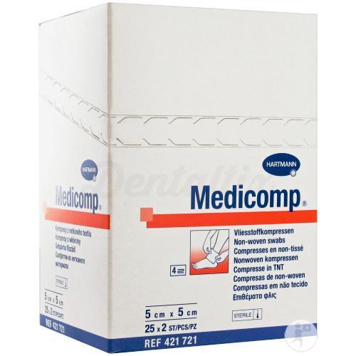 Medicomp niet-steriele gaaskompressen (100 st.)