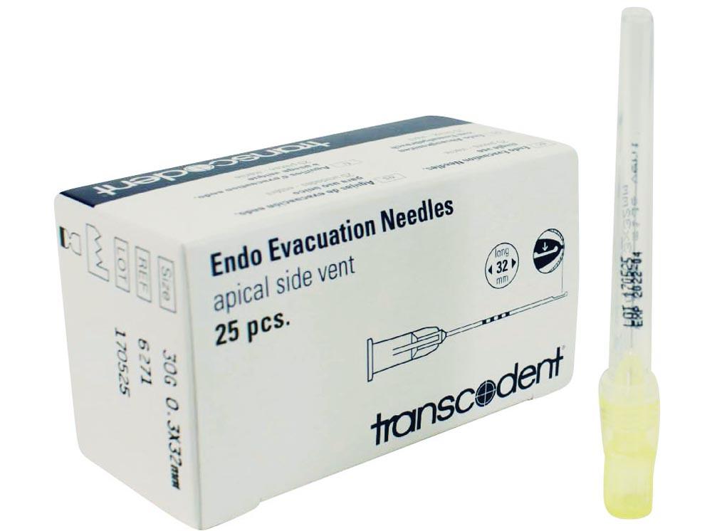 Endo afzuigcanule. 30G 0,3x32 geel 25st