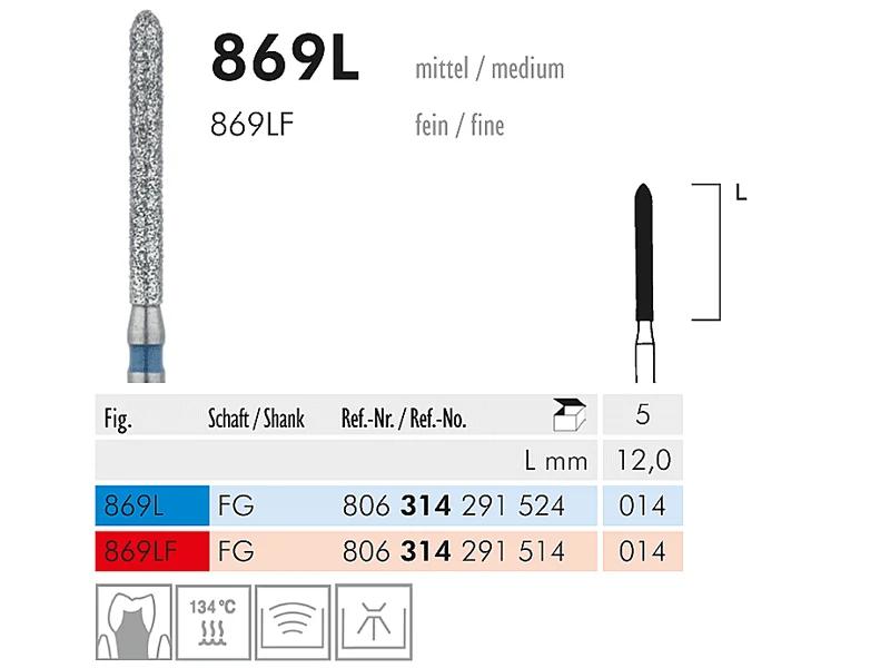 869 L diamantinstrument