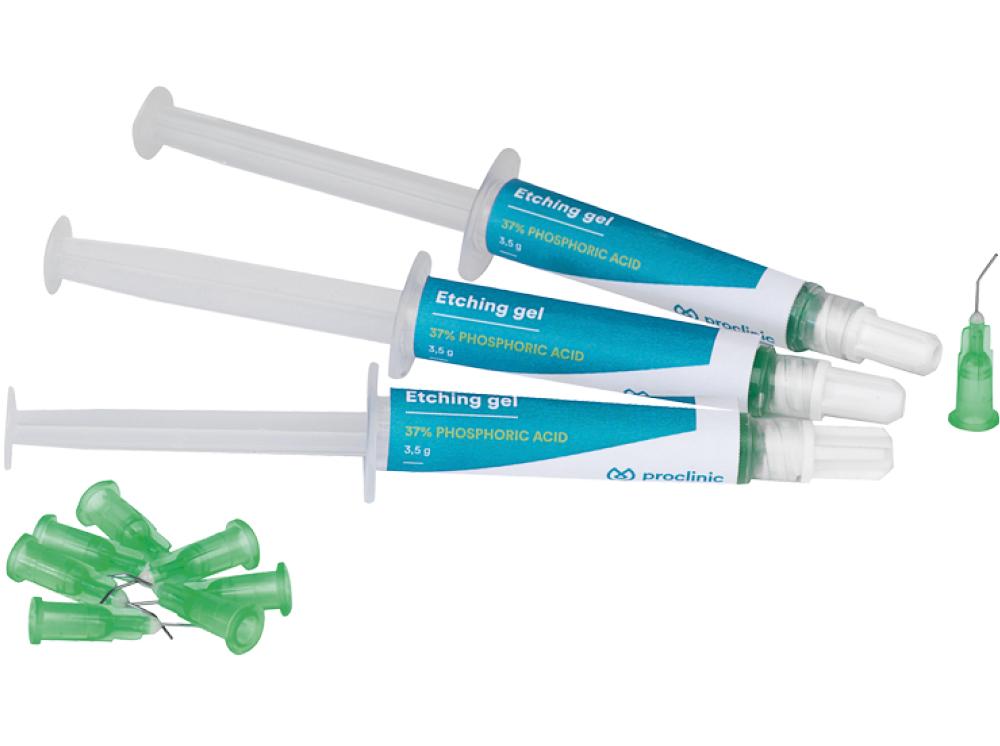 Gel de mordançage vert 37% 3x3,5g + 6 tips